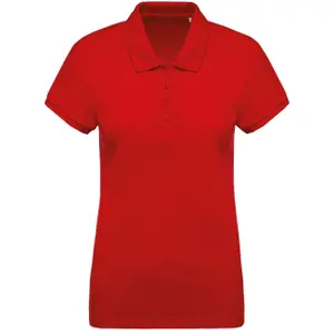 Damen-Poloshirt mit kurzen Ärmeln Kariban coton image-0
