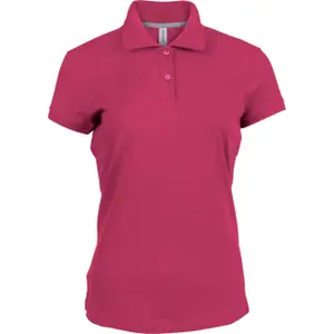 Kortærmet poloshirt til kvinder Kariban image-0
