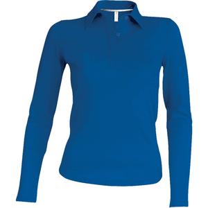 k244-lightroyalblue-women-s-long-sleeve-polo-shirt-kariban-royal-blue