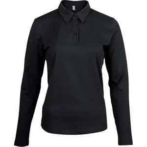 Polo feminino de mangas longas Kariban Jersey image-0