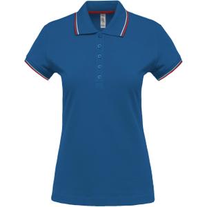 k251-lightroyalblue-red-white-short-sleeve-women-s-polo-kariban-5-boutons-royal-red-white