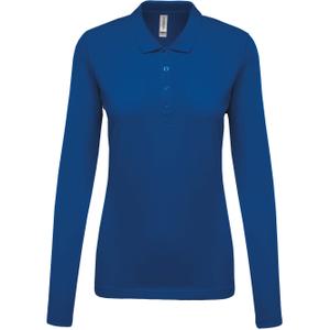 k257-navy-women-s-long-sleeve-polo-kariban-pique-navy-blue