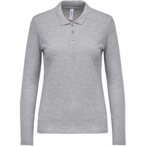 k257-darkgrey-women-s-long-sleeve-polo-kariban-pique-dark-gray