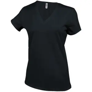 T-Shirt mulher decote V Kariban Electra image-0