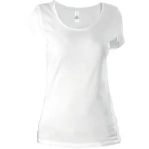 Dames-T-shirt met korte mouwen Kariban blanc image-0