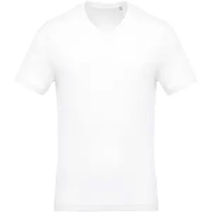 T-shirt Kariban Col V manches courtes blanc image-0