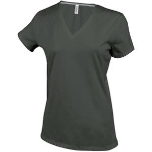 k381-darkkhaki-fitted-women-s-t-shirt-kariban-col-v-dark-khaki
