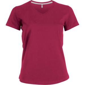 k381-fuchsia-fitted-women-s-t-shirt-kariban-col-v-fuchsia