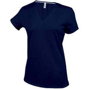 k381-navy-fitted-women-s-t-shirt-kariban-col-v-navy-blue