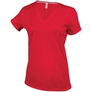 k381-red-women-s-slim-fit-t-shirt-kariban-col-v-red