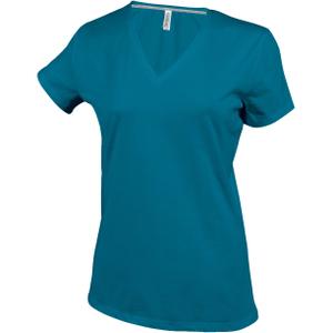 k381-tropicalblue-fitted-women-s-t-shirt-kariban-col-v-light-blue