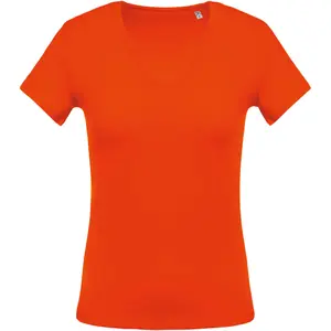 Damen-T-Shirt Kariban V-Ausschnitt image-0