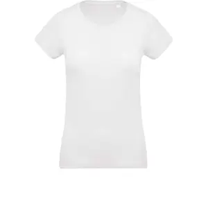 Frauen-T-Shirt Kariban Coton blanc Col Rond image-0