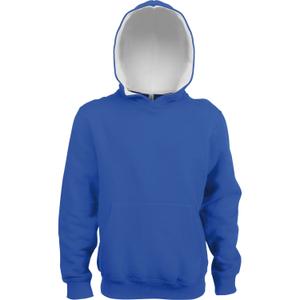k453-lightroyalblue-white-child-hoodie-kariban-contrastee-royal-blue