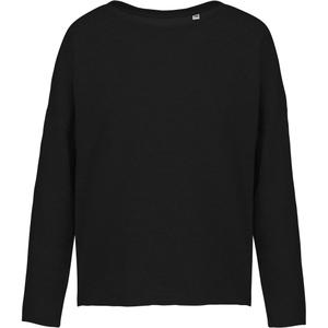 k471-black-women-s-sweatshirt-kariban-loose-black