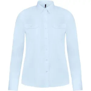 Camisa de mujer de manga larga Kariban Pilote image-0