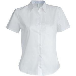 k536-white-women-s-short-sleeved-shirt-kariban-oxford-white