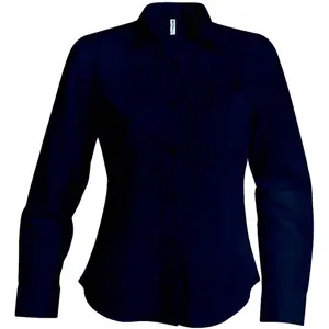 Women's long-sleeved shirt Kariban Popeline image-0