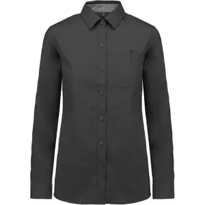 Camisa de algodão feminino Kariban Nevada image-0