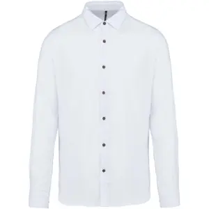 Camisa de linho/cotão Kariban image-0
