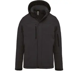 k650-titanium-parka-kariban-softshell-doublee-capuche-grau-schwarz