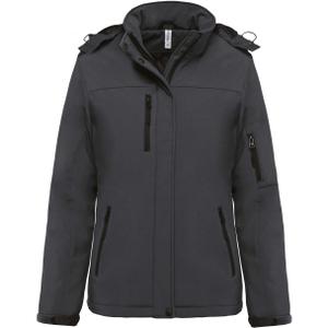 k651-titanium-damesparka-kariban-softshell-doublee-capuche-grijs-zwart