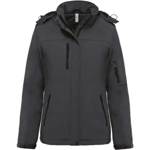 k651-titanium-parka-damen-kariban-softshell-doublee-capuche-grau-schwarz