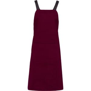 k8002-wine-apron-kariban-coton-biologique-red-bordeaux-one-size