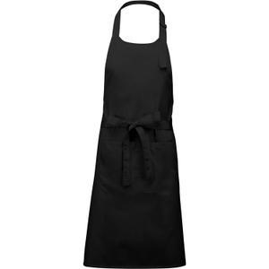 k8010-black-tablier-kariban-polycoton-lavage-haute-temperature-noir-tu