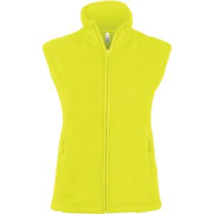 k906-fluorescentyellow-damenweste-kariban-melodie-micropolaire-neongelb
