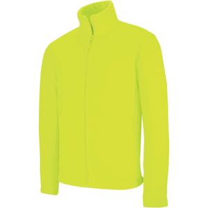 k911-fluorescentyellow-microfleece-jacke-kariban-falco-zippee-neongelb