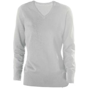 k966-greymelange-pullover-damen-kariban-col-v-hellgrau