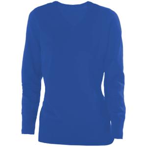 k966-lightroyalblue-pullover-damen-kariban-col-v-konigsblau