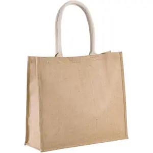 Jute beach bag Kimood naturel image-0
