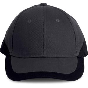 kp045-darkgrey-black-cap-k-up-racing-6-panneaux-dark-gray-black-one-size