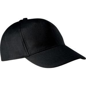 kp116-black-cotton-cap-k-up-5-panneaux-black-one-size