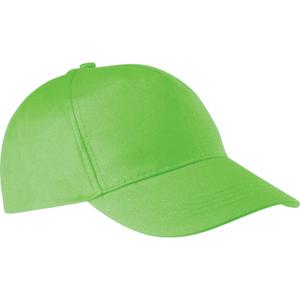 kp116-lime-cotton-cap-k-up-5-panneaux-flashy-green-one-size