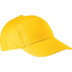 kp116-yellow-cotton-cap-k-up-5-panneaux-yellow-one-size