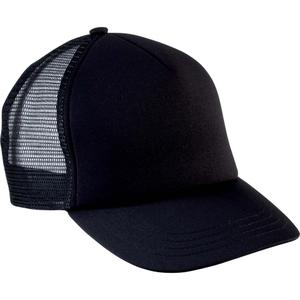 kp143-black-children-s-cap-k-up-trucker-5-panneaux-black-one-size
