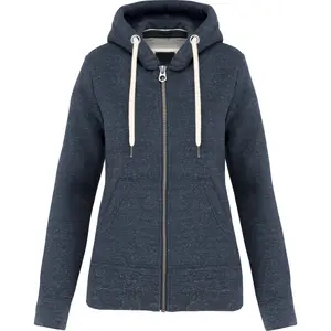 Dames sweatshirt Kariban vintage zippé image-0