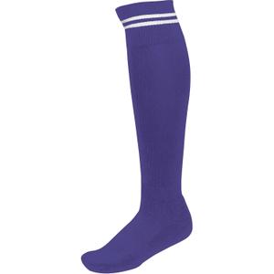 pa015-sportypurple-white-randiga-sportstrumpor-proact-violett-vit