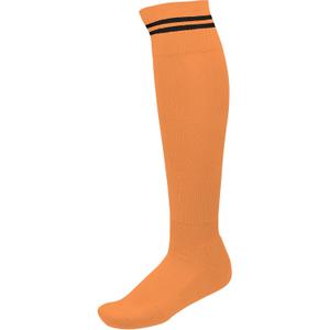 pa015-sunorange-black-randiga-sportstrumpor-proact-orange-svart