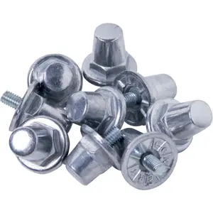 Pack of 100 studs Proact alu hexagonaux