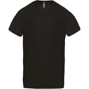 pa476-black-v-ausschnitt-t-shirt-proact-sport-schwarz