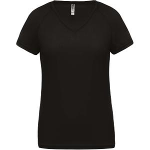 pa477-black-women-s-v-neck-t-shirt-proact-sport-black