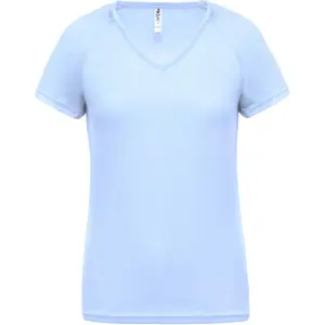 pa477-skyblue-damen-t-shirt-mit-v-ausschnitt-proact-sport-himmelblau