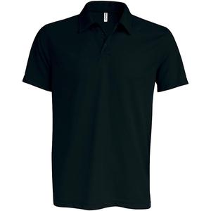 pa482-black-polo-de-manga-curta-proact-sport-preto