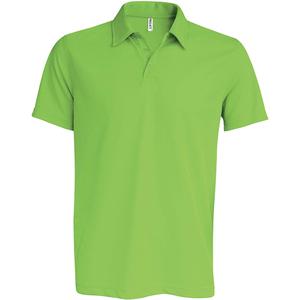 pa482-lime-polo-de-manga-curta-proact-sport-verde-neon