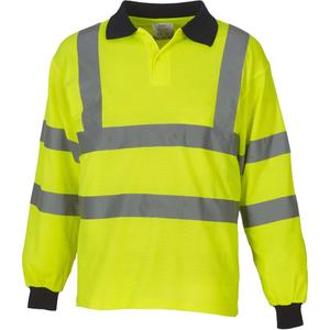 yhvj310-hivisyellow-polo-manches-longues-yoko-haute-visibilite-jaune