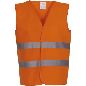 High-Visibility Vest with 2 Stripes image-0